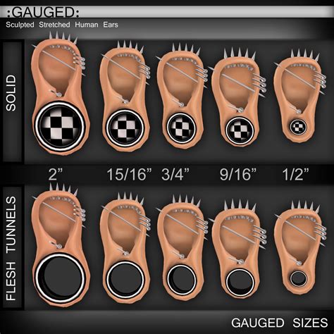 2 inch gauges ear|size 2 ear gauges.